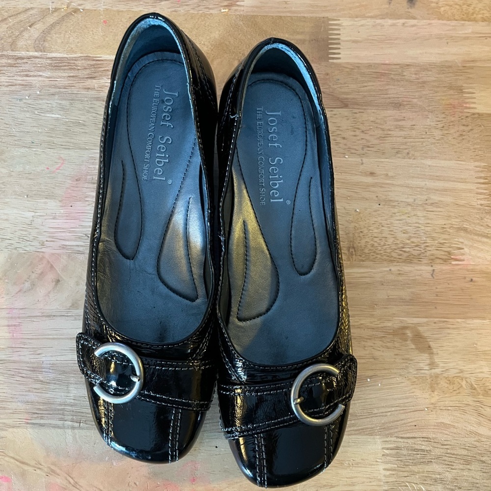 Josef Seibel Women Slip On Wedge Pump Heel Size 8